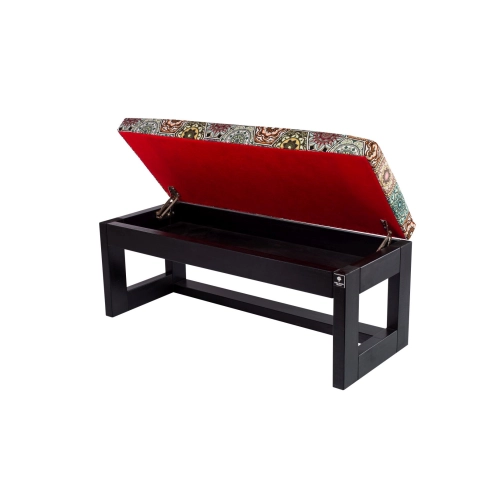 Ławka Szafka Pufa Tapicerowana Siedzisko Gładkie Hexagony Mandala LGS-27 Rozmiary od 50 cm do 200 cm