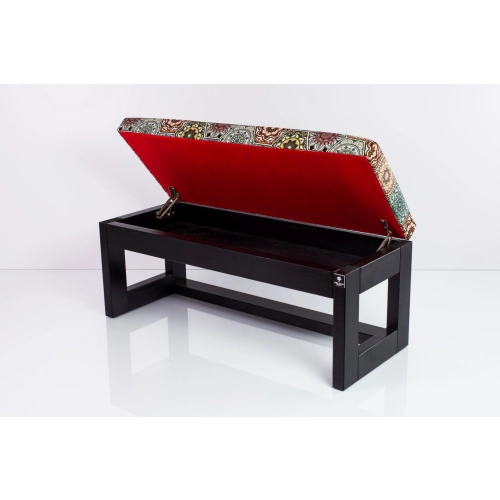 Ławka Szafka Pufa Tapicerowana Siedzisko Gładkie Hexagony Mandala LGS-27 Rozmiary od 50 cm do 200 cm