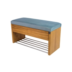 Ławka Szafka Pufa Tapicerowana Siedzisko Gładkie Popiel LGS-3 Rozmiary od 50 cm do 200 cm