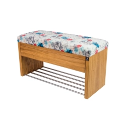 Ławka Szafka Pufa Tapicerowana Siedzisko Gładkie Print AB1 LGS-3 Rozmiary od 50 cm do 200 cm