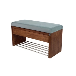 Ławka Szafka Pufa Tapicerowana Siedzisko Gładkie Popiel LGS-3 Rozmiary od 50 cm do 200 cm