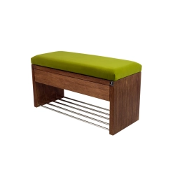 Ławka Szafka Pufa Tapicerowana Siedzisko Gładkie Zieleń Pistacja LGS-3 Rozmiary od 50 cm do 200 cm