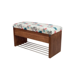 Ławka Szafka Pufa Tapicerowana Siedzisko Gładkie Print AB1 LGS-3 Rozmiary od 50 cm do 200 cm