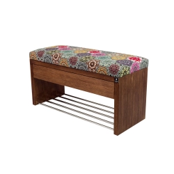 Ławka Szafka Pufa Tapicerowana Siedzisko Gładkie Hexagony Mandala LGS-3 Rozmiary od 50 cm do 200 cm