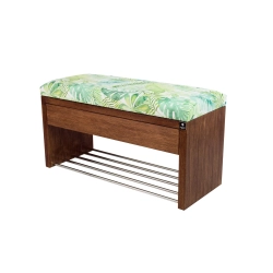 Ławka Szafka Pufa Tapicerowana Siedzisko Gładkie Liscie Monstery LGS-3 Rozmiary od 50 cm do 200 cm