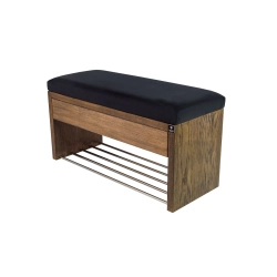 Ławka Szafka Pufa Tapicerowana Siedzisko Gładkie Grafit LGS-3 Rozmiary od 50 cm do 200 cm