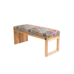 Ławka Szafka Pufa Tapicerowana Siedzisko Gładkie Hexagony Mandala LGS-36 Rozmiary od 50 cm do 200 cm