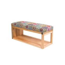 Ławka Szafka Pufa Tapicerowana Siedzisko Gładkie Hexagony Mandala LGS-38 Rozmiary od 50 cm do 200 cm