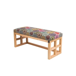 Ławka Szafka Pufa Tapicerowana Siedzisko Gładkie Hexagony Mandala LGS-39 Rozmiary od 50 cm do 200 cm