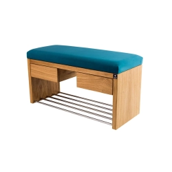Ławka Szafka Pufa Tapicerowana Siedzisko Gładkie Turkus LGS-4 Rozmiary od 50 cm do 200 cm