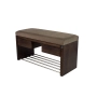 Ławka Szafka Pufa Tapicerowana Siedzisko Gładkie Brązowy LGS-4 Rozmiary od 50 cm do 200 cm