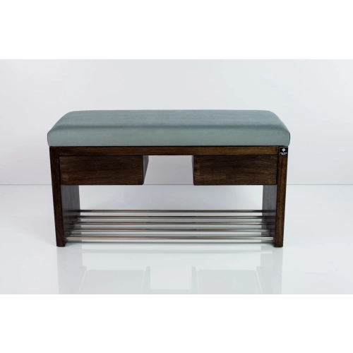 Ławka Szafka Pufa Tapicerowana Siedzisko Gładkie Popiel LGS-4 Rozmiary od 50 cm do 200 cm