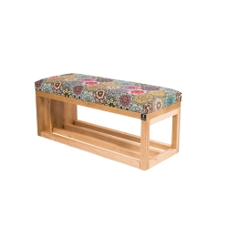 Ławka Szafka Pufa Tapicerowana Siedzisko Gładkie Hexagony Mandala LGS-42 Rozmiary od 50 cm do 200 cm