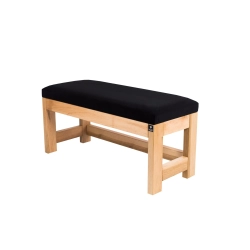 Ławka Szafka Pufa Tapicerowana Siedzisko Gładkie Czarny LGS-45 Rozmiary od 50 cm do 200 cm