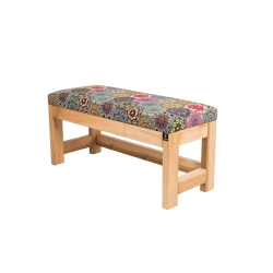 Ławka Szafka Pufa Tapicerowana Siedzisko Gładkie Hexagony Mandala LGS-45 Rozmiary od 50 cm do 200 cm