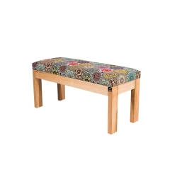 Ławka Szafka Pufa Tapicerowana Siedzisko Gładkie Hexagony Mandala LGS-47 Rozmiary od 50 cm do 200 cm