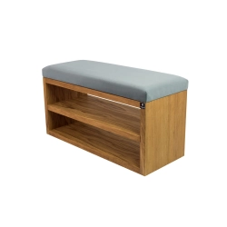 Ławka Szafka Pufa Tapicerowana Siedzisko Gładkie Popiel LGS-5 Rozmiary od 50 cm do 200 cm