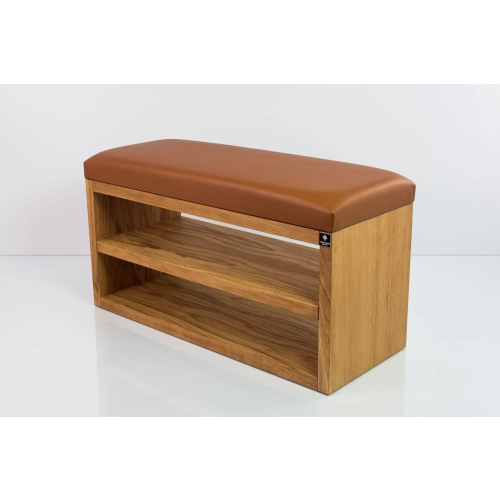 Ławka Szafka Pufa Tapicerowana Siedzisko Gładkie Ekoskóra Cappucino LGS-5 Rozmiary od 50 cm do 200 cm