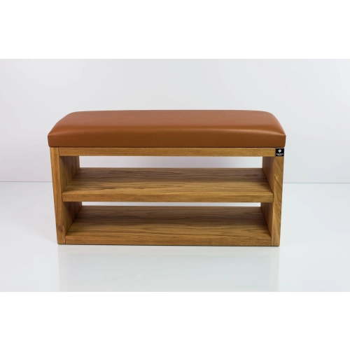 Ławka Szafka Pufa Tapicerowana Siedzisko Gładkie Ekoskóra Cappucino LGS-5 Rozmiary od 50 cm do 200 cm