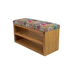 Ławka Szafka Pufa Tapicerowana Siedzisko Gładkie Hexagony Mandala LGS-5 Rozmiary od 50 cm do 200 cm