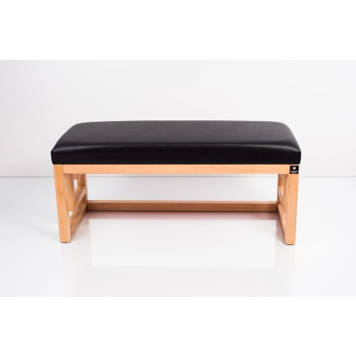 Ławka Szafka Pufa Tapicerowana Siedzisko Gładkie Ekoskóra Czarny LGS-51 Rozmiary od 50 cm do 200 cm