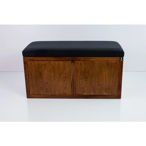 Ławka Szafka Pufa Tapicerowana Siedzisko Gładkie Grafit LGS-6 Rozmiary od 50 cm do 200 cm