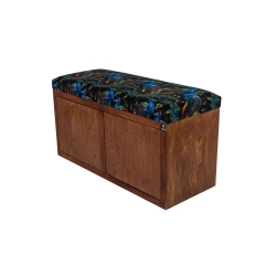 Ławka Szafka Pufa Tapicerowana Siedzisko Gładkie Pawie LGS-6 Rozmiary od 50 cm do 200 cm