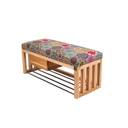 Ławka Szafka Pufa Tapicerowana Siedzisko Gładkie Hexagony Mandala LGS-61 Rozmiary od 50 cm do 200 cm