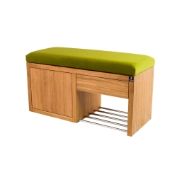 Ławka Szafka Pufa Tapicerowana Siedzisko Gładkie Zielony LGS-7 Rozmiary od 50 cm do 200 cm