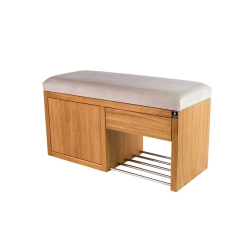 Ławka Szafka Pufa Tapicerowana Siedzisko Gładkie Srebrny LGS-7 Rozmiary od 50 cm do 200 cm