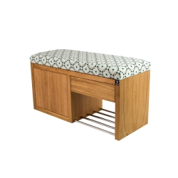 Ławka Szafka Pufa Tapicerowana Siedzisko Gładkie Mandala Koła LGS-7 Rozmiary od 50 cm do 200 cm