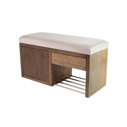 Ławka Szafka Pufa Tapicerowana Siedzisko Gładkie Srebrny LGS-7 Rozmiary od 50 cm do 200 cm