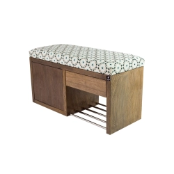 Ławka Szafka Pufa Tapicerowana Siedzisko Gładkie Mandala Koła LGS-7 Rozmiary od 50 cm do 200 cm