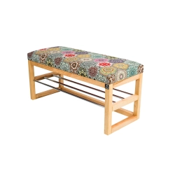 Ławka Szafka Pufa Tapicerowana Siedzisko Gładkie Hexagony Mandala LGS-79 Rozmiary od 50 cm do 200 cm