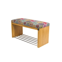 Ławka Szafka Pufa Tapicerowana Siedzisko Gładkie Hexagony Mandala LGS-8 Rozmiary od 50 cm do 200 cm