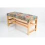 Ławka Szafka Pufa Tapicerowana Siedzisko Gładkie Hexagony Mandala LGS-81 Rozmiary od 50 cm do 200 cm