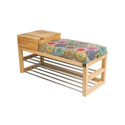 Ławka Szafka Pufa Tapicerowana Siedzisko Gładkie Hexagony Mandala LGS-83 Rozmiary od 50 cm do 200 cm