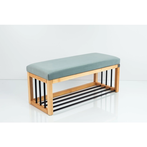 Ławka Pufa Tapicerowana Siedzisko Gładkie Popiel LGS-86 Rozmiary od 50 cm do 200 cm