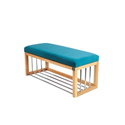 Ławka Pufa Tapicerowana Siedzisko Gładkie Turkus LGS-87 Rozmiary od 50 cm do 200 cm