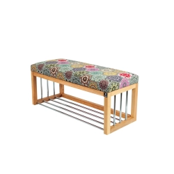 Ławka Pufa Tapicerowana Siedzisko Gładkie Hexagony Mandala LGS-87 Rozmiary od 50 cm do 200 cm