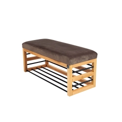 Ławka Pufa Tapicerowana Siedzisko Gładkie Brązowy LGS-88 Rozmiary od 50 cm do 200 cm