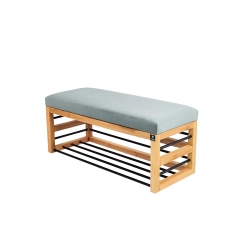 Ławka Pufa Tapicerowana Siedzisko Gładkie Popiel LGS-88 Rozmiary od 50 cm do 200 cm