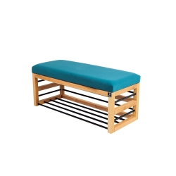 Ławka Pufa Tapicerowana Siedzisko Gładkie Turkus LGS-88 Rozmiary od 50 cm do 200 cm