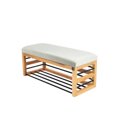 Ławka Pufa Tapicerowana Siedzisko Gładkie Srebrny LGS-88 Rozmiary od 50 cm do 200 cm