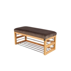 Ławka Pufa Tapicerowana Siedzisko Gładkie Brązowy LGS-89 Rozmiary od 50 cm do 200 cm
