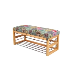 Ławka Pufa Tapicerowana Siedzisko Gładkie Hexagony Mandala LGS-89 Rozmiary od 50 cm do 200 cm