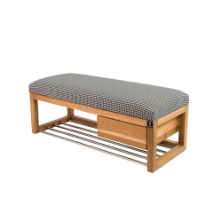 Ławka Szafka Pufa Tapicerowana Siedzisko Gładkie Pepitka LGS-9 Rozmiary od 50 cm do 200 cm