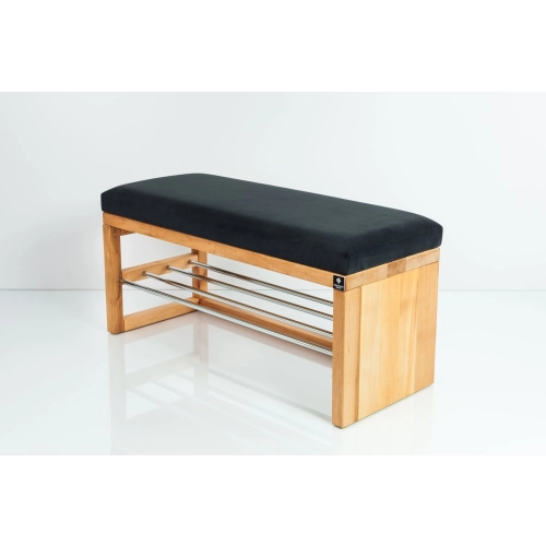 Ławka Pufa Tapicerowana Siedzisko Gładkie Grafit LGS-91 Rozmiary od 50 cm do 200 cm