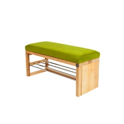 Ławka Pufa Tapicerowana Siedzisko Gładkie Pistacja Zielony LGS-91 Rozmiary od 50 cm do 200 cm