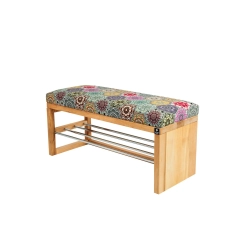 Ławka Pufa Tapicerowana Siedzisko Gładkie Hexagony Mandala LGS-91 Rozmiary od 50 cm do 200 cm